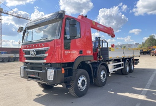 HONGYAN GENLYON SAIC-IVECO 8×4 (МРМ 40т) КМУ UMM 816T (8т)